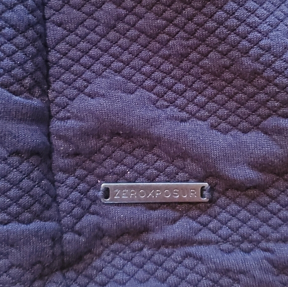 ZeroXposur Bailey Black Textured Knit Lightweight Sweatshirt Size XL NWT - Picture 5 of 8